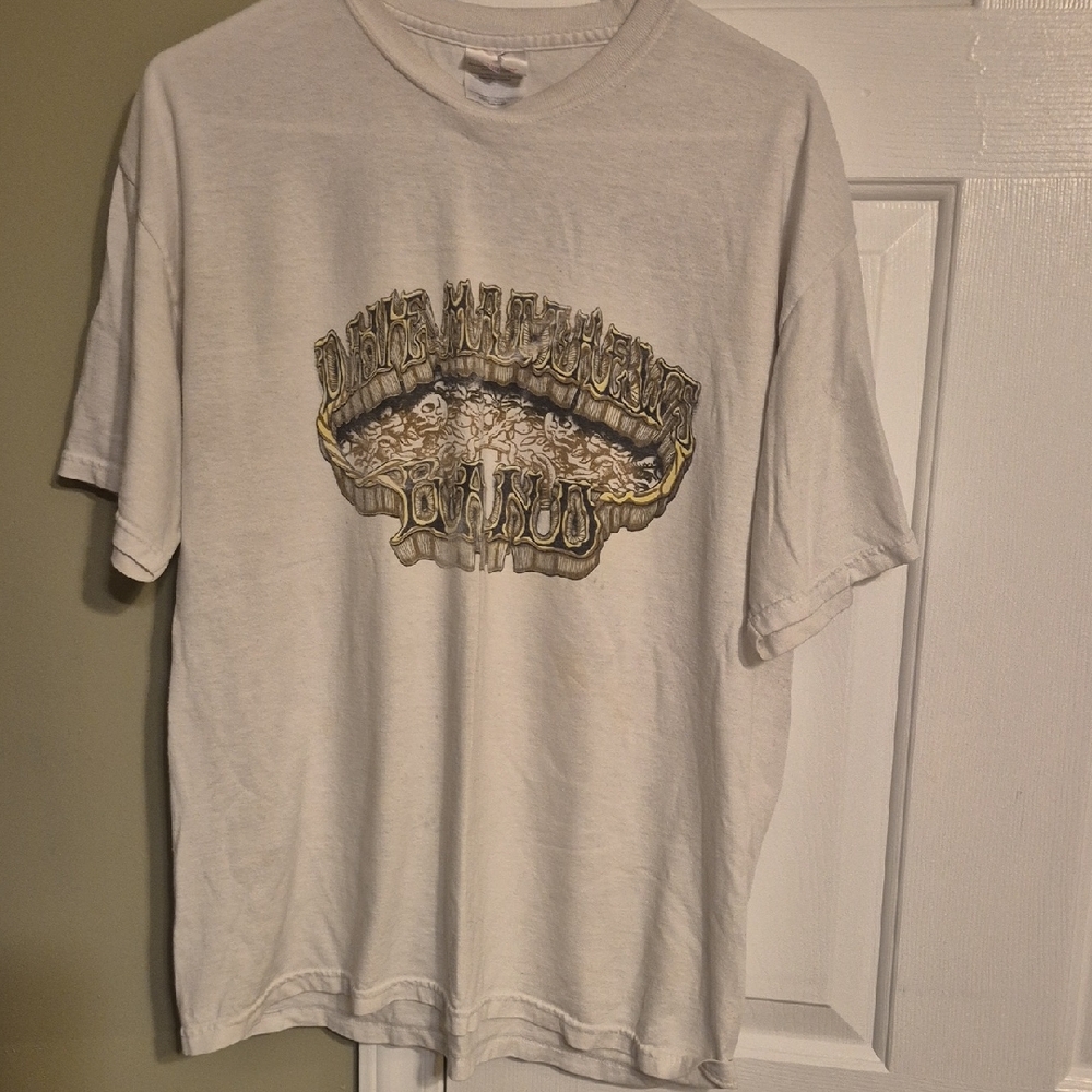 Vintage Dave Matthews Band Hanes 2006 Tour OClassic White T-Shirt